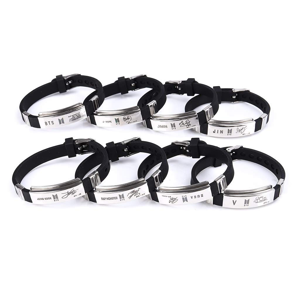Buy BTS Bracelet, Jungkook Red Bracelet, Jimin Blue Bracelet, Kpop Bracelet,  BTS Army Bracelet With 926 Sterling Silver Round Beads. Online in India -  Etsy